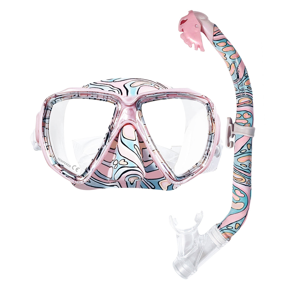 Tilos Cyclops Mask with Oracle Dry Jr. Snorkel JR. Combo