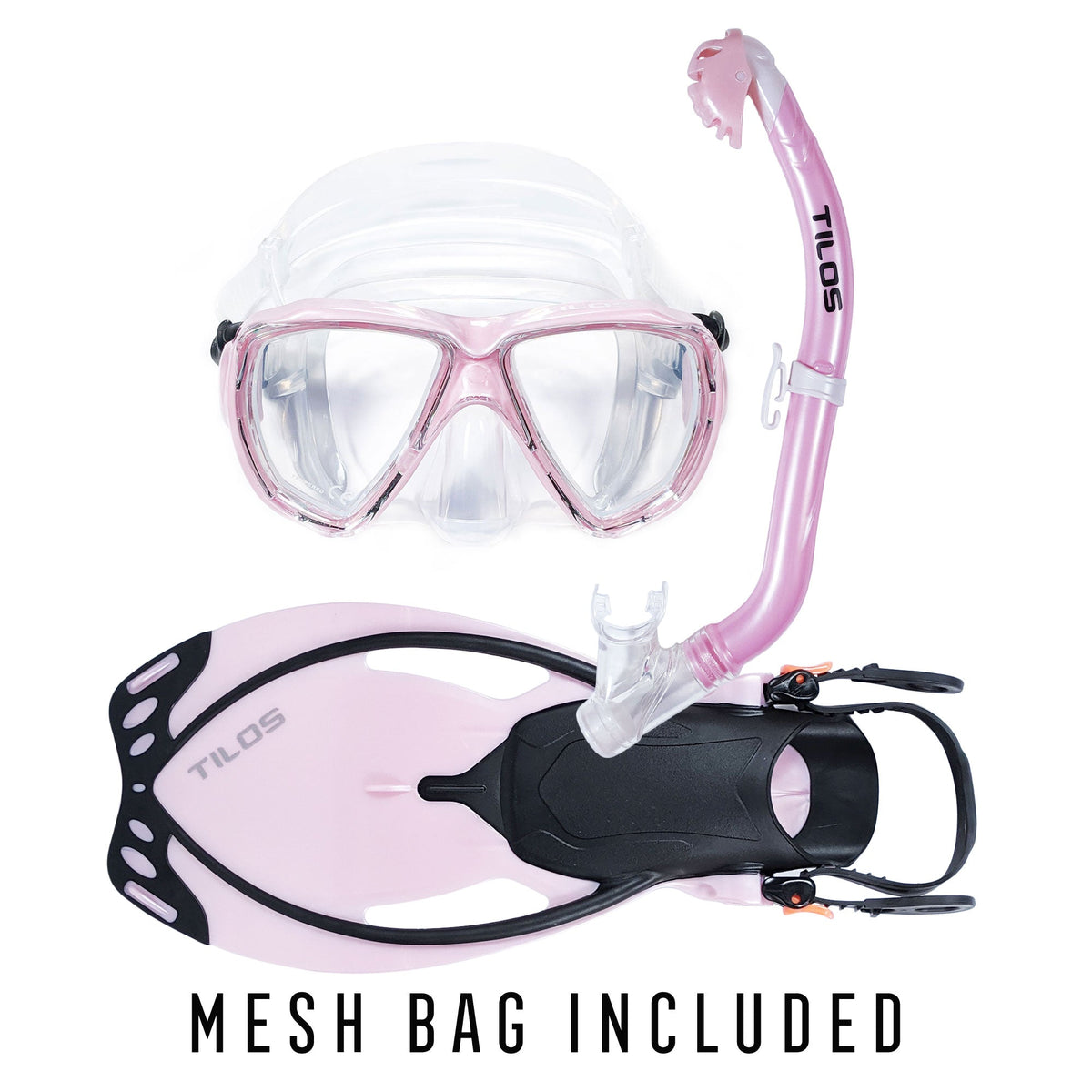 Tilos Cyclops Mask with Oracle Snorkel and Vulcan Fins Jr. Package