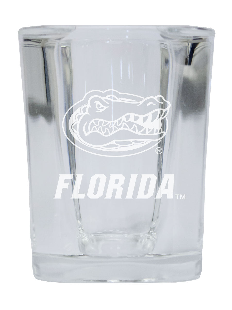 Florida Gators 2 Ounce Shot Glass Square Officially Licensed Collegiate Product