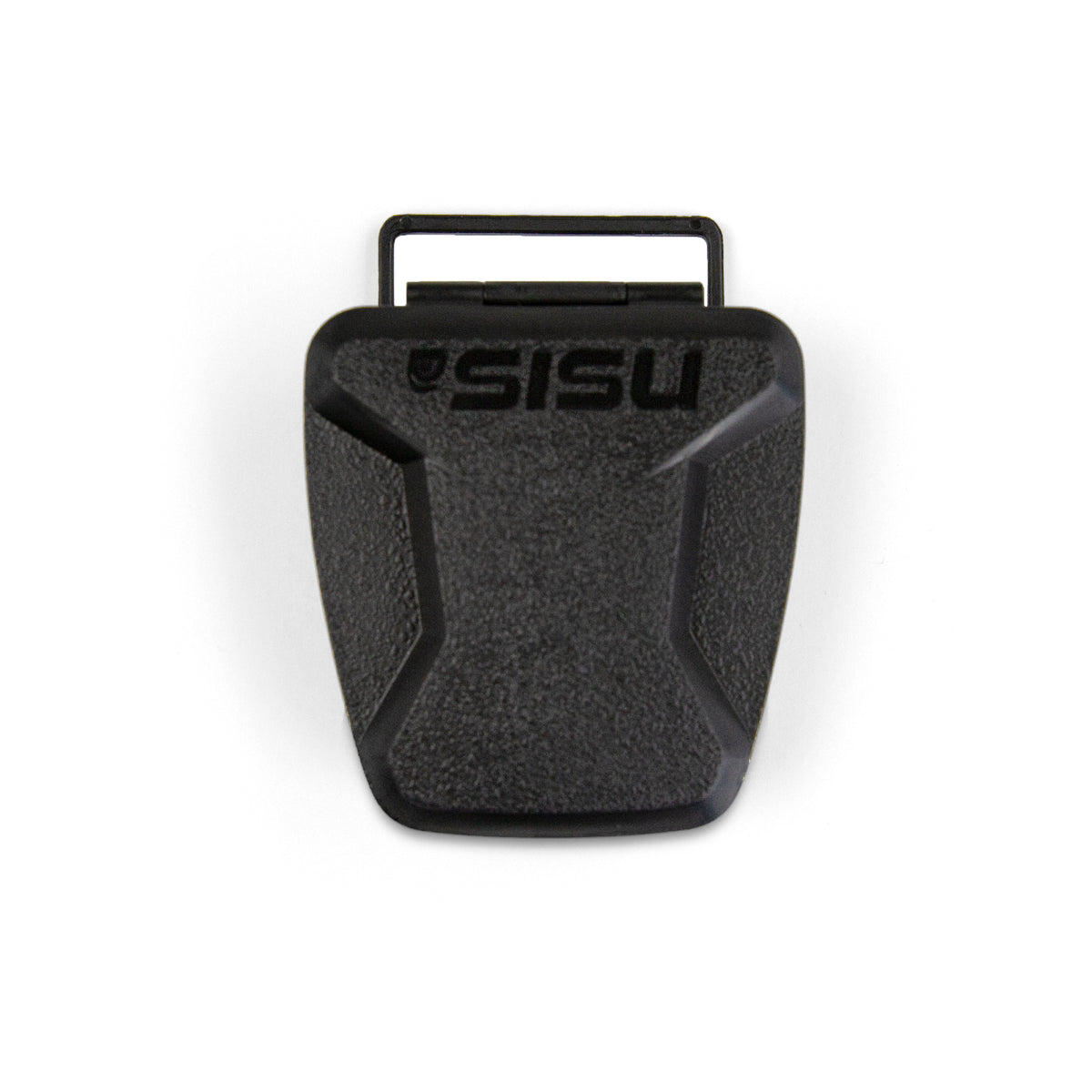 Compact mouthguard carry case with secure closure and textured exterior for safe storage and transport.