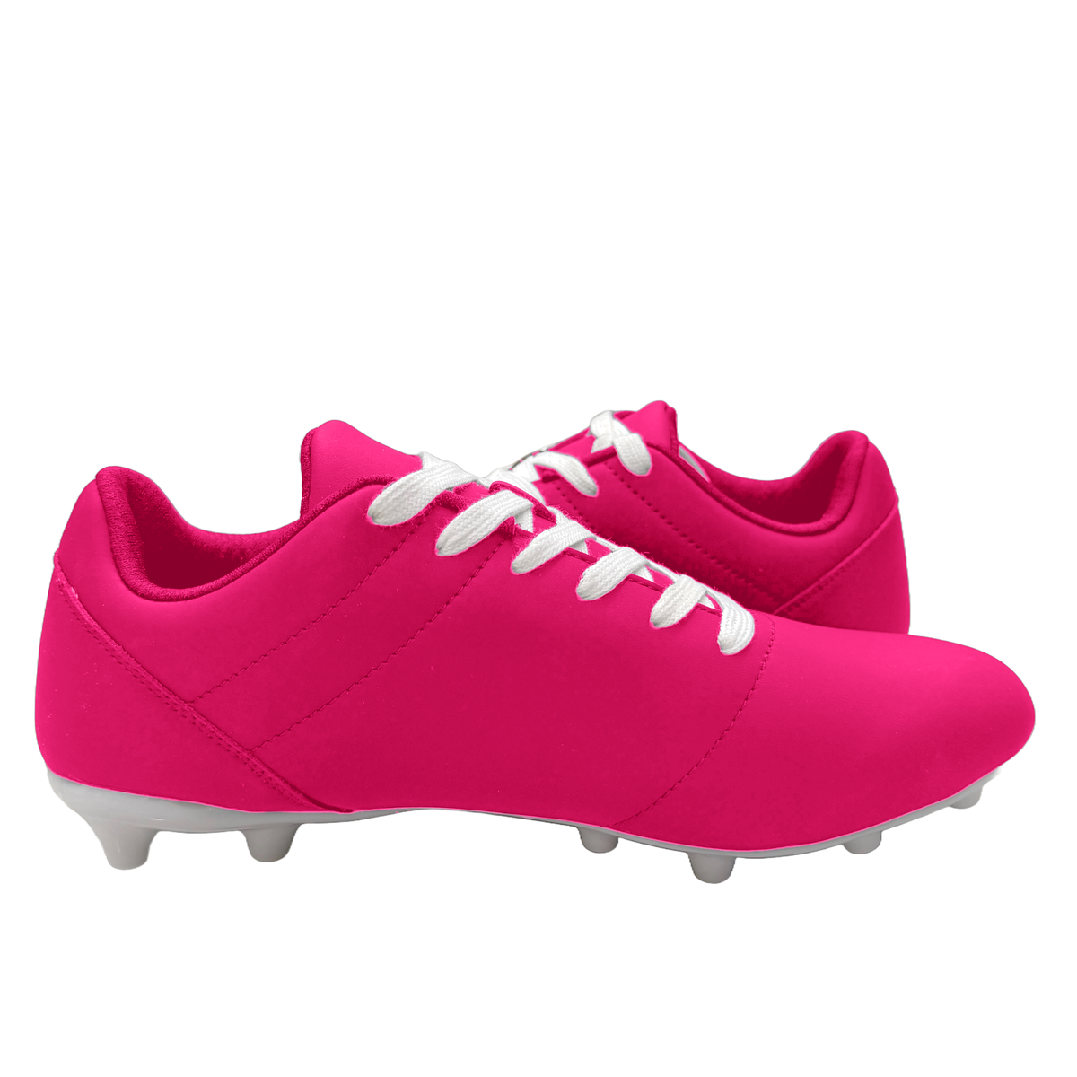 Great Call Athletics Courage Soccer Shoe in Pink - lateral side view