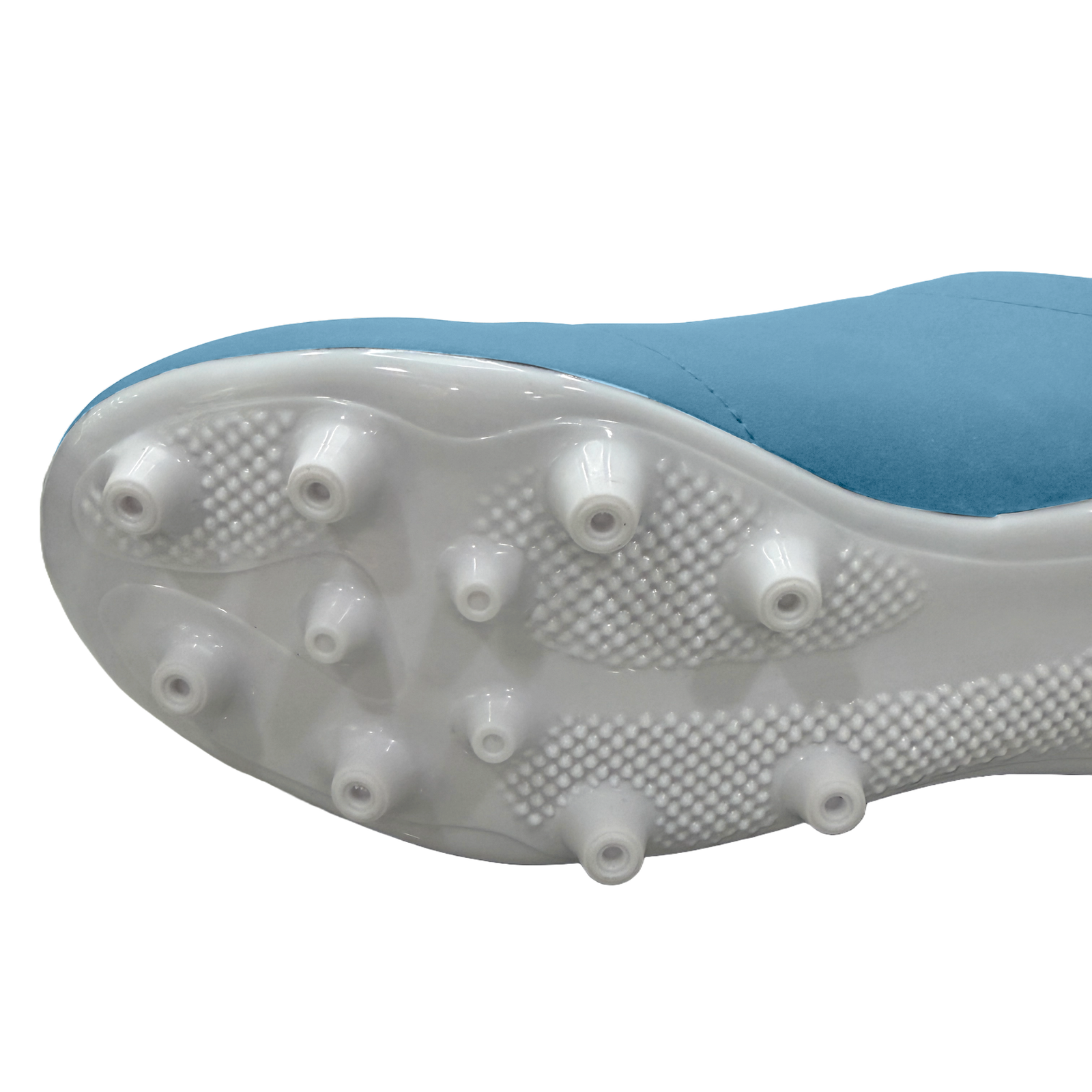 Great Call Athletics Courage Soccer Shoe in Powder Blue - stud detail