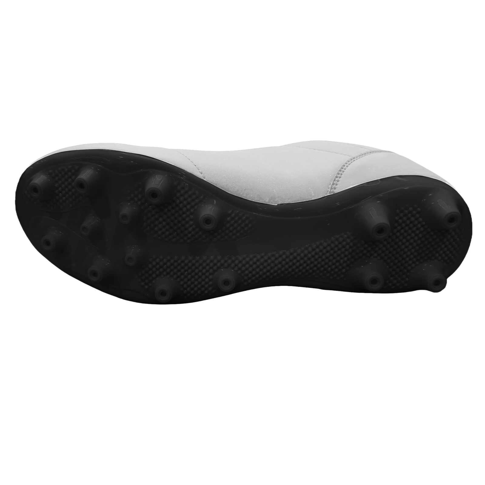 Great Call Athletics Courage Soccer Shoe in White - cleat plate side view