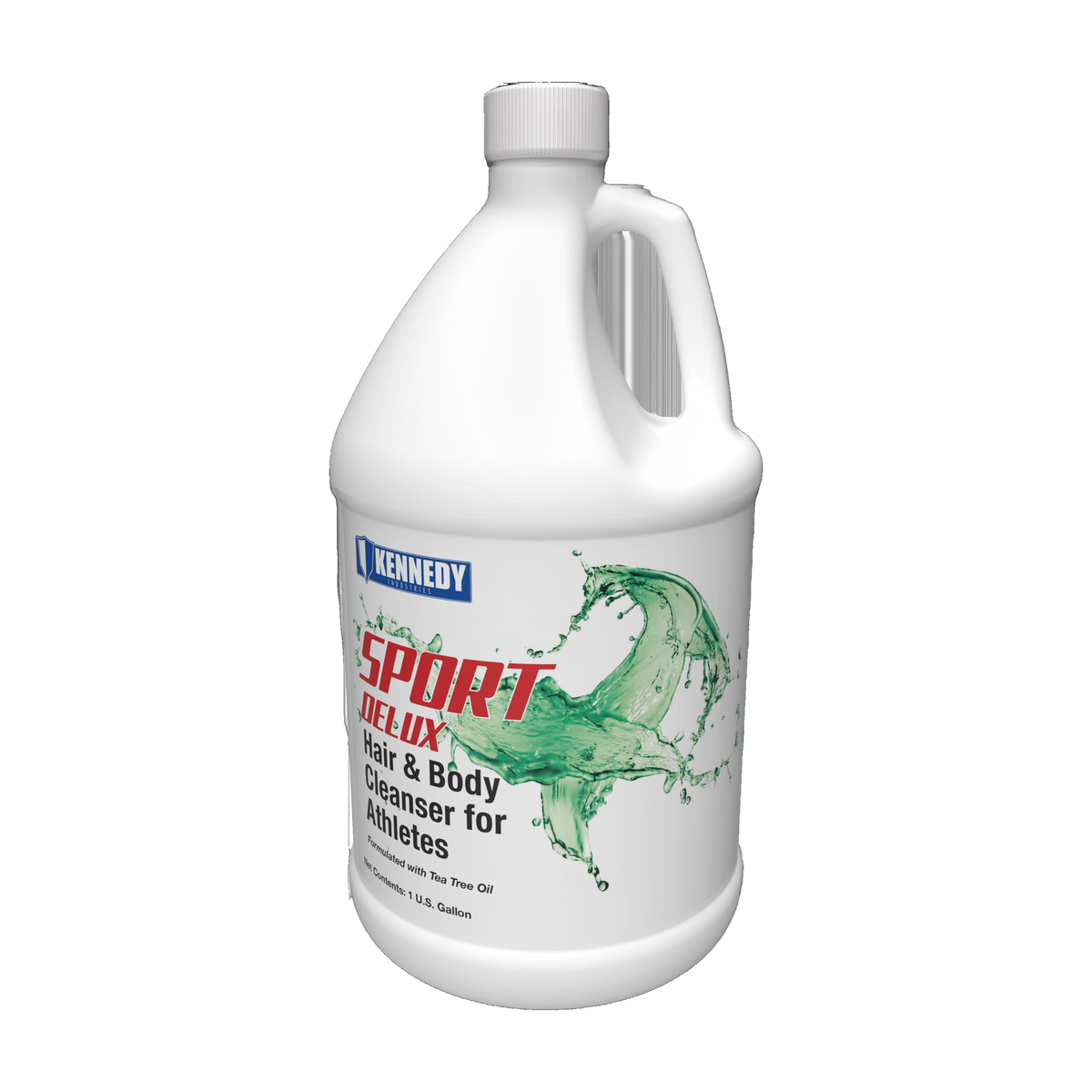 Kennedy Sport Delux Tea Tree Oil Hair and Body Cleanser - 1 Gallon with Pump (Pack of 1)