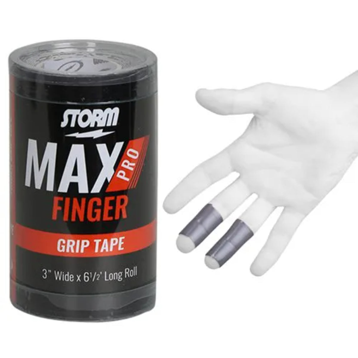 Storm Max Pro Finger Grip Tape Roll Silver
