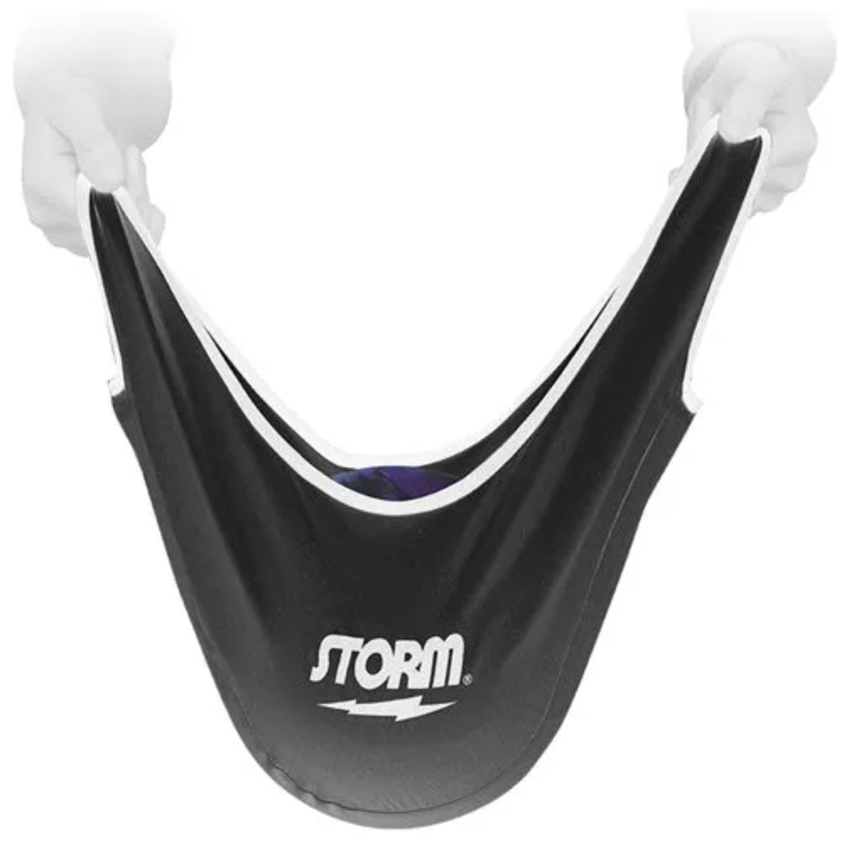 Storm See-Saw Black Towel