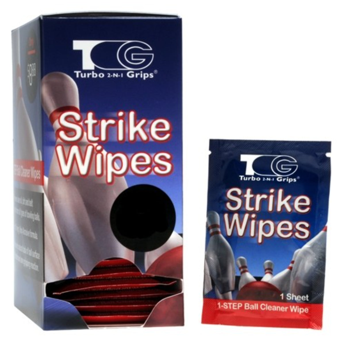 Turbo Strike Wipe Bowling Ball Cleaner Wipes Single Sheet
