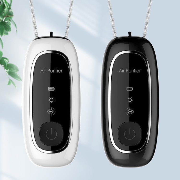 KY100A Portable Negative Ion Air Purifier Neck Hanging Air Purifier, Rectangle Black, Rectangle White - View 3
