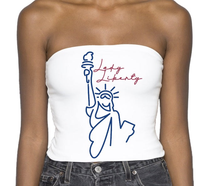 Lady Liberty Tube Top