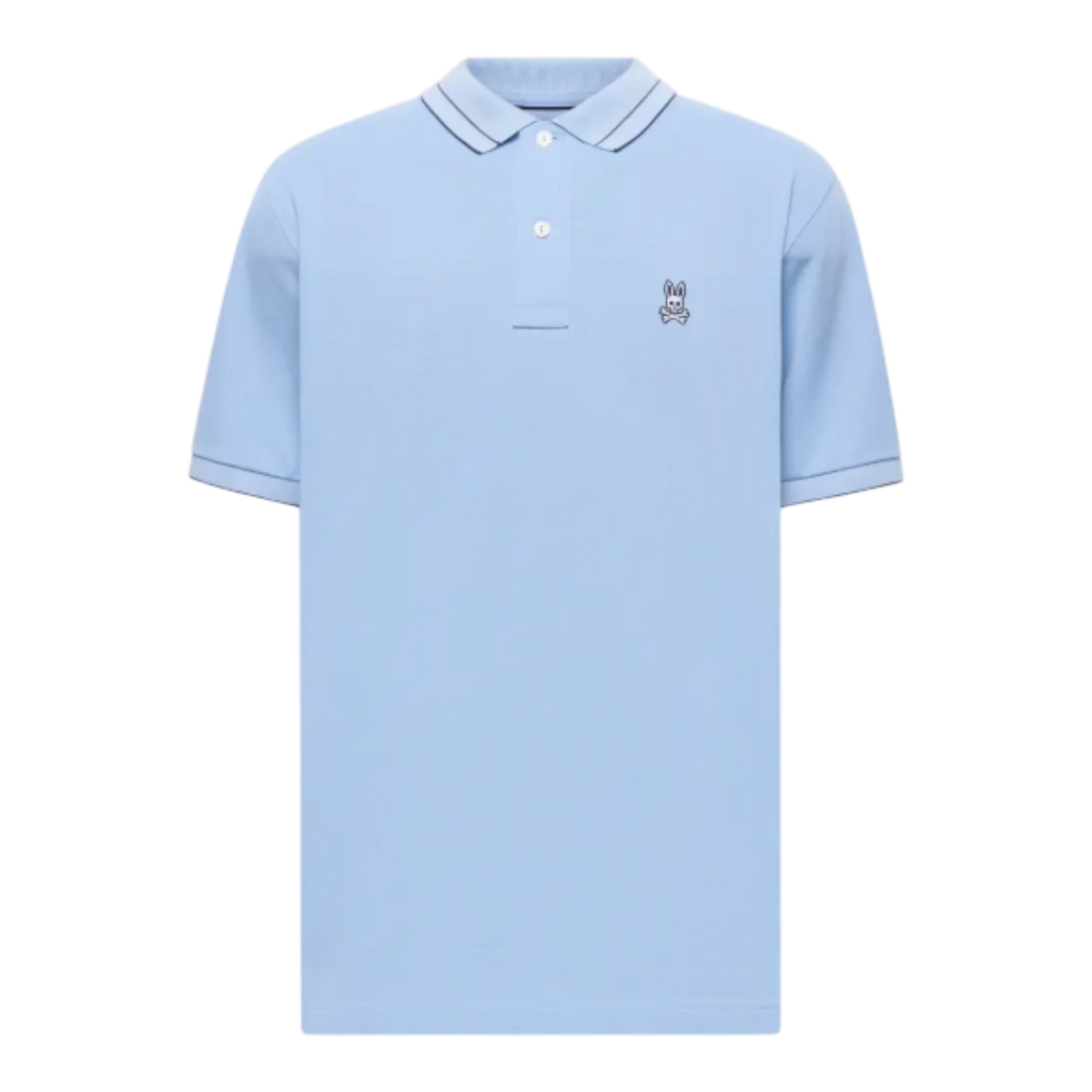 Psycho Bunny Rex Performance Piqué Men's Polo — Serenity Blue