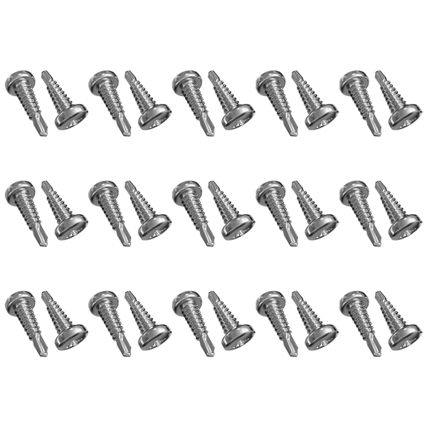 Lacrosse Screws | Pack of 30 Self Tapping Stainless Steel Philips Head Fits All Lax Heads