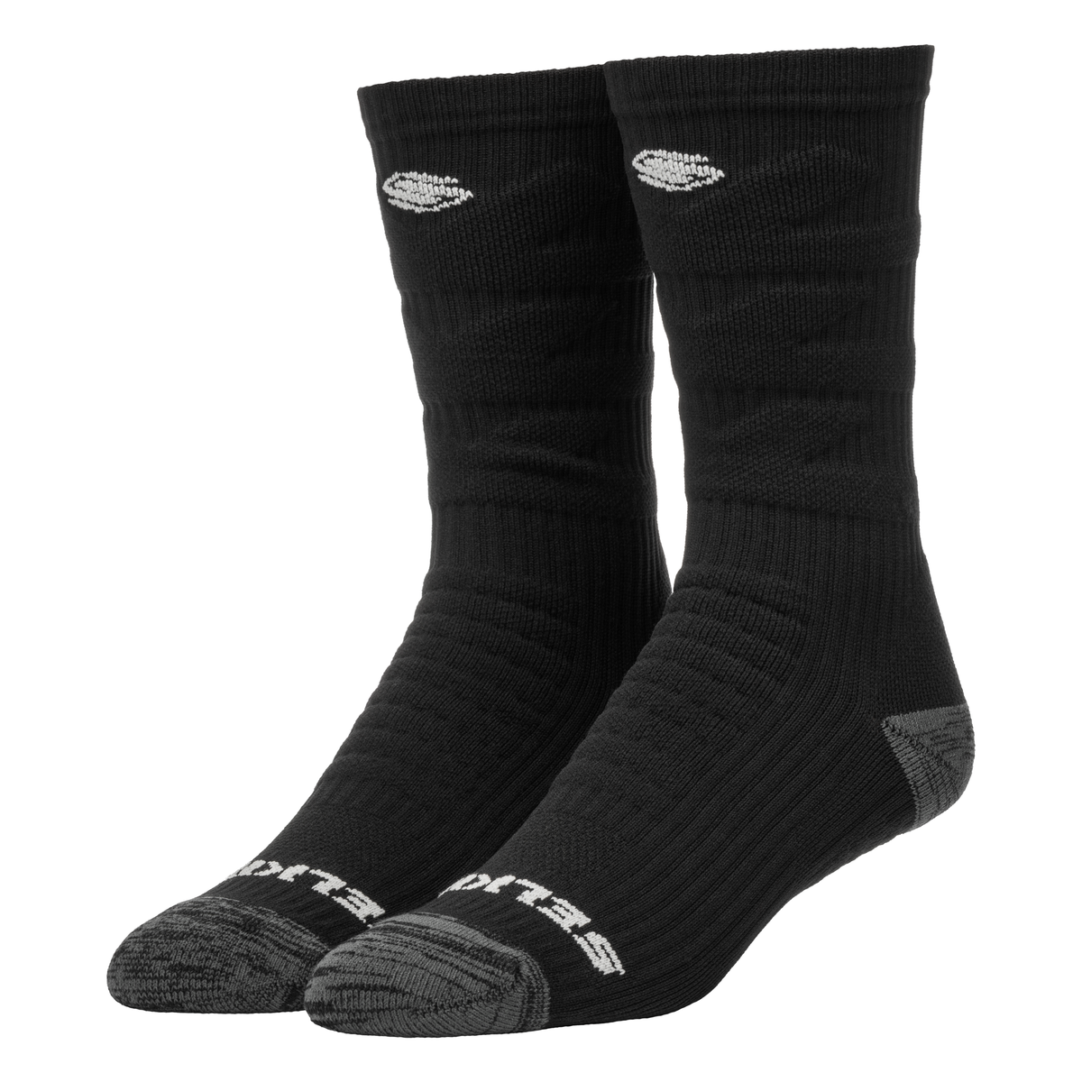 Selkirk Courtlock Crew Pickleball Sock in Blackout/Gray - primary view
