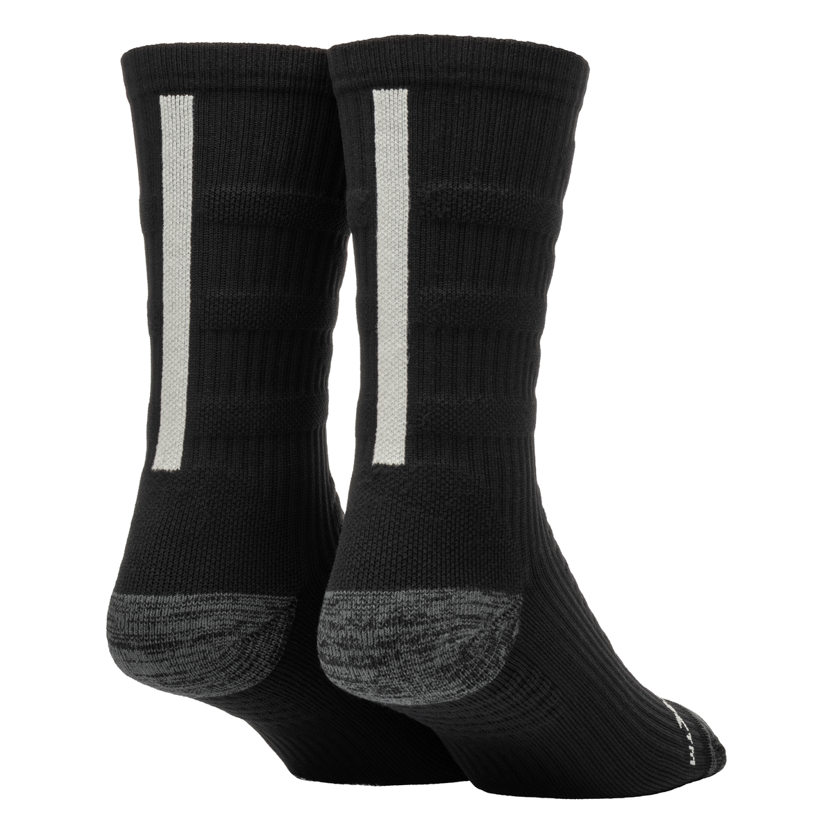 Selkirk Courtlock Crew Pickleball Sock in Blackout/Gray - detail view