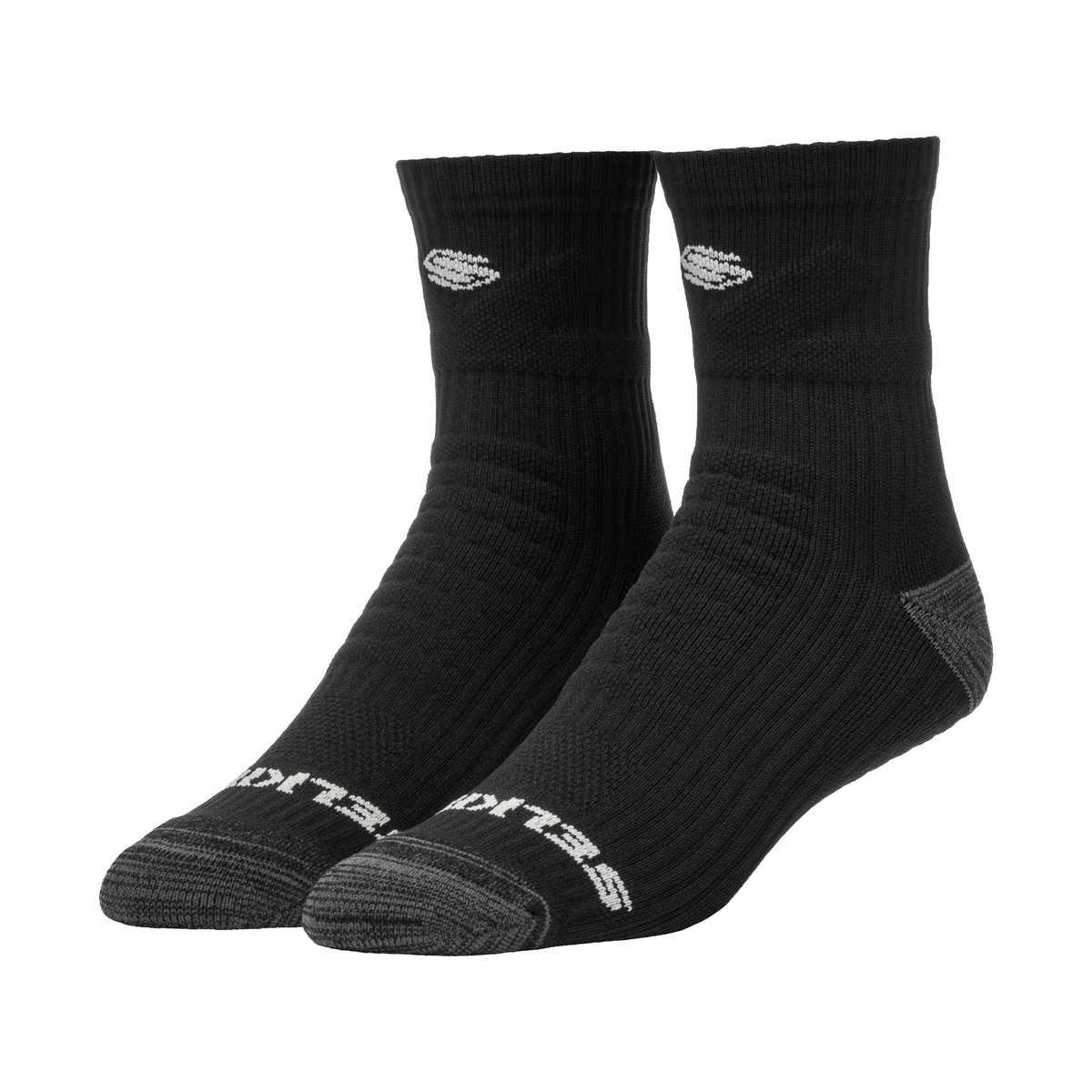 Selkirk Courtlock Quarter Pickleball Sock in Blackout/Gray - primary view