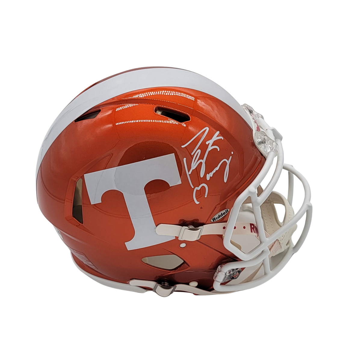 Peyton Manning Autographed Tennesee Vols Authentic Flash Helmet Fanatics Authentic