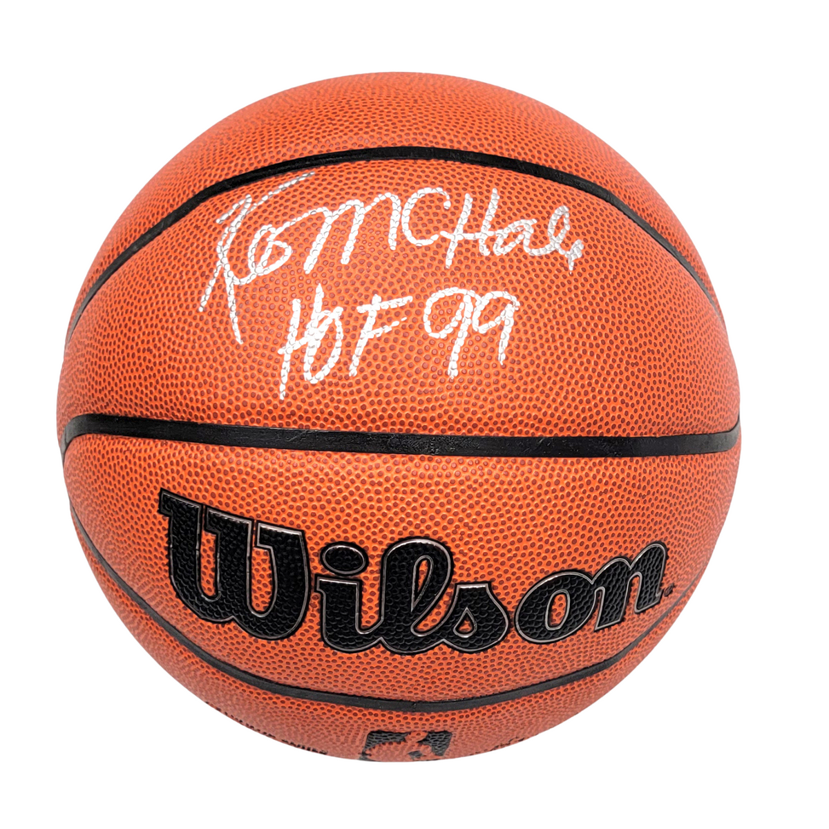 Kevin McHale Autographed Boston Celtics Wilson NBA Replica Game Basketball W/ HOF 99 Beckett Authenticated