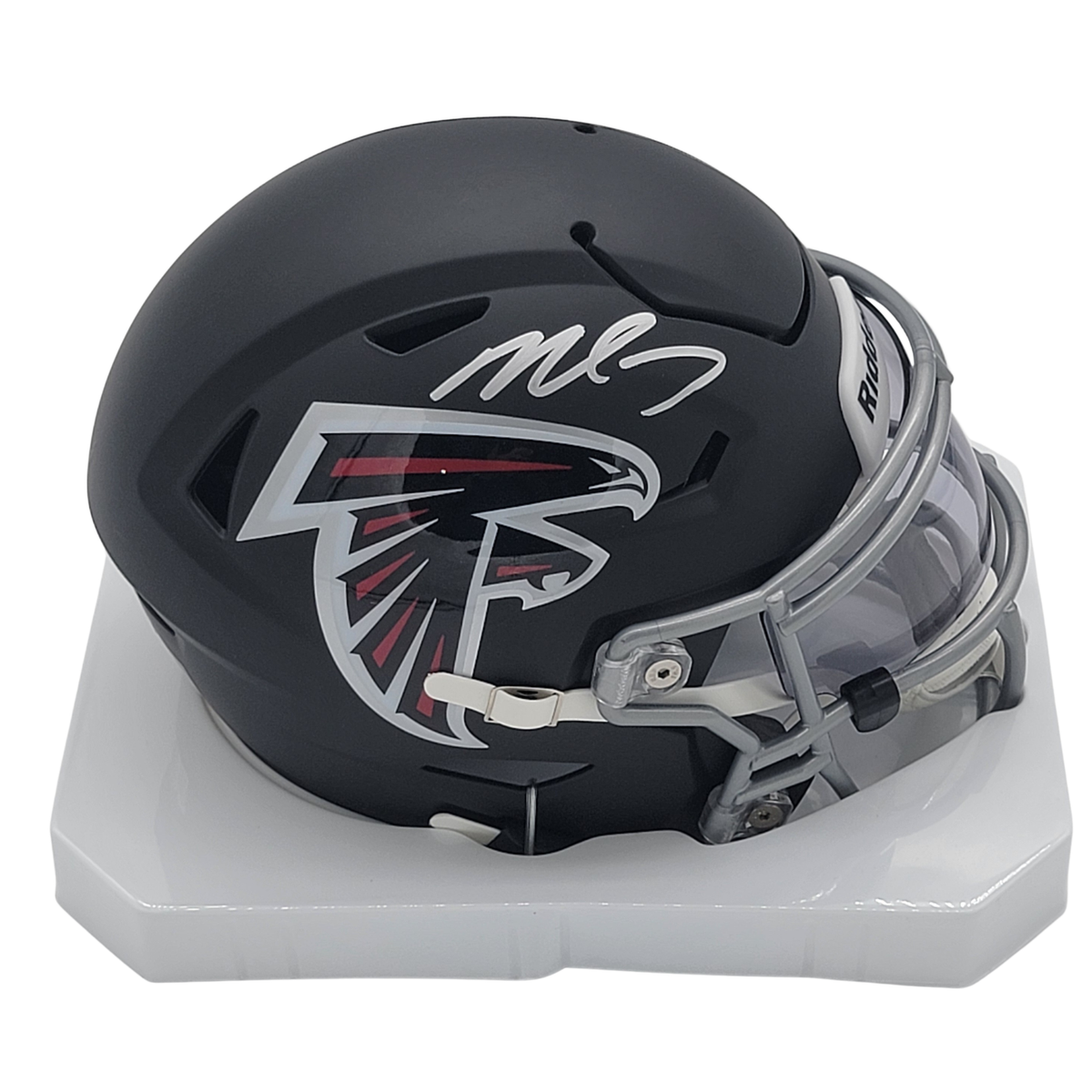 Michael Vick Autographed Atlanta Falcons MIDI Speed Flex Helmet Beckett Witnessed