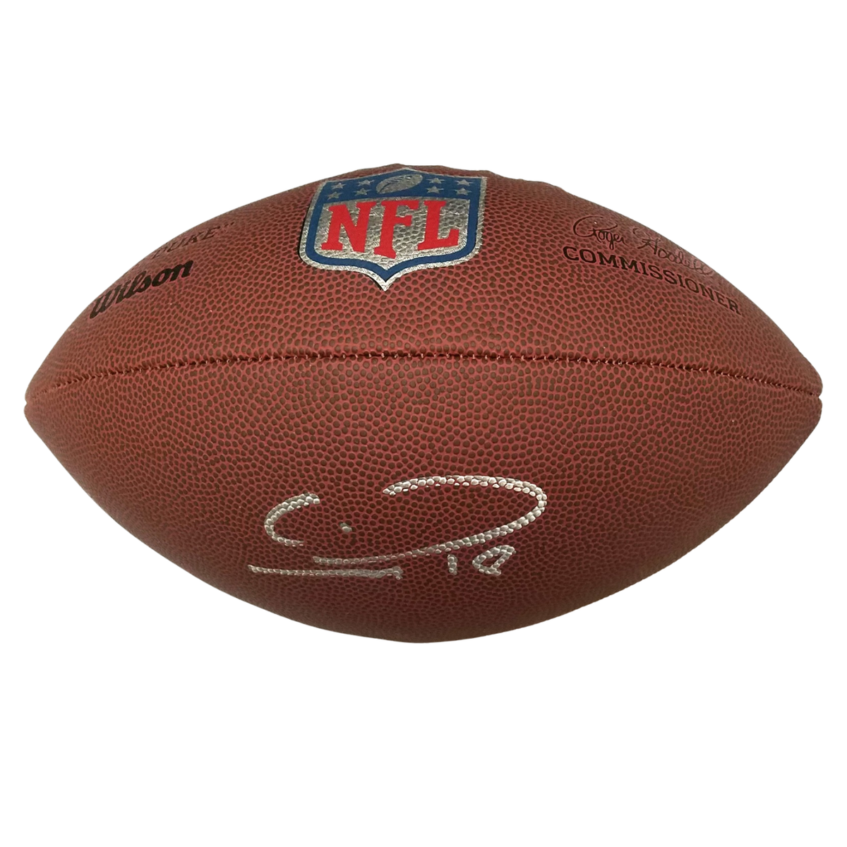 Calvin Ridley Autographed NFL Replica Duke Game Football Beckett Witnessed