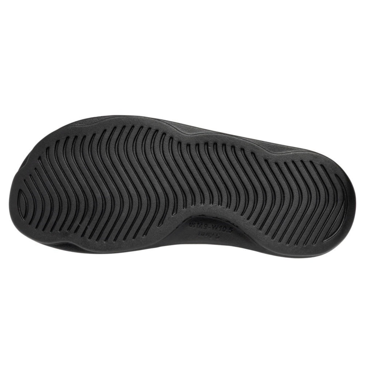 Slip-on recovery slide sandals with cushioned foam construction and open-toe design for comfort and post-activity wear.