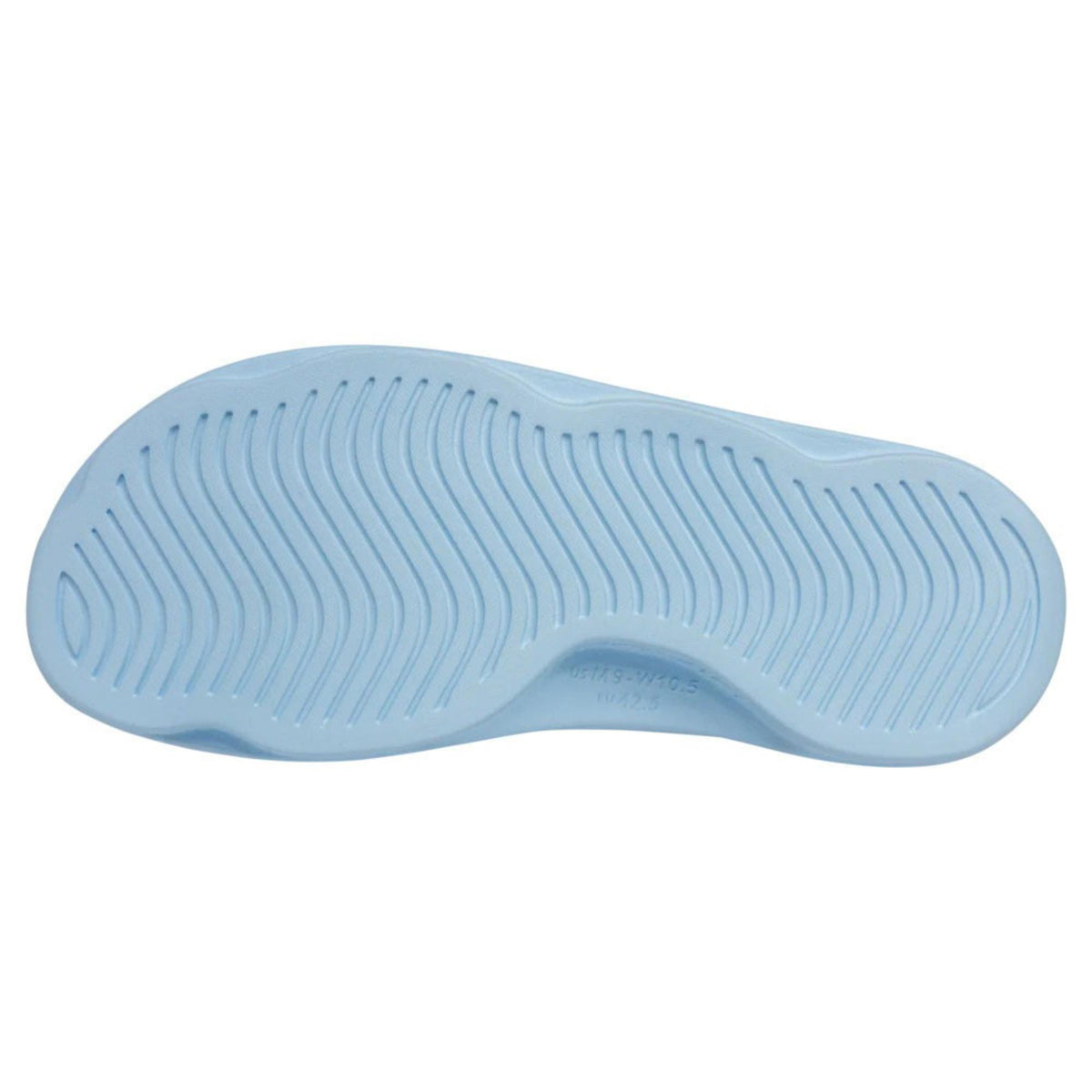 Slip-on recovery slide sandals with cushioned foam construction and open-toe design for comfort and post-activity wear.
