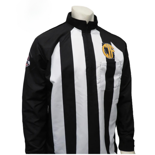 Smitty | USA-729CIF-CFOA | CFOA Light Weight Water Resistant Long Sleeve Shirt Football Official Lacrosse USA Flag
