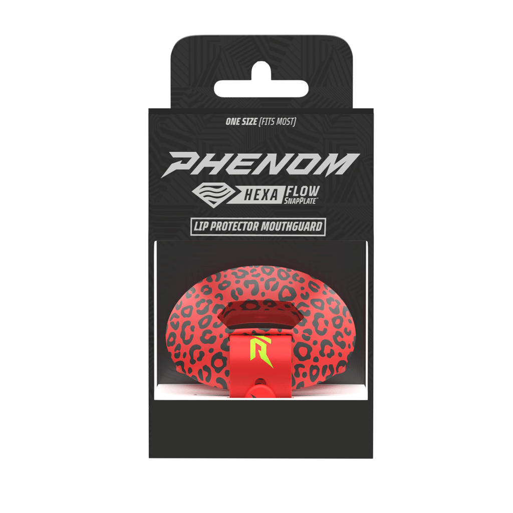 HexaFlow 4.0 SnapPlate™ Mouthguard - Red Leopard