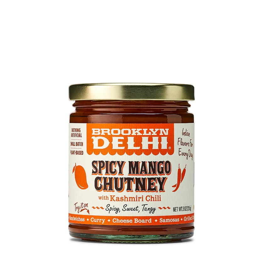 Brooklyn Delhi Spicy Mango Chutney, 9 oz (Case of 6)