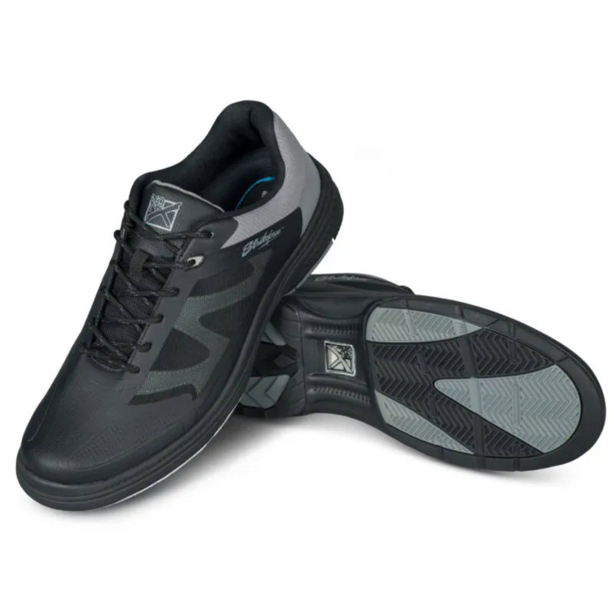 KR Strikeforce Epic Black Charcoal Men’s Right Hand Wide Bowling Shoes