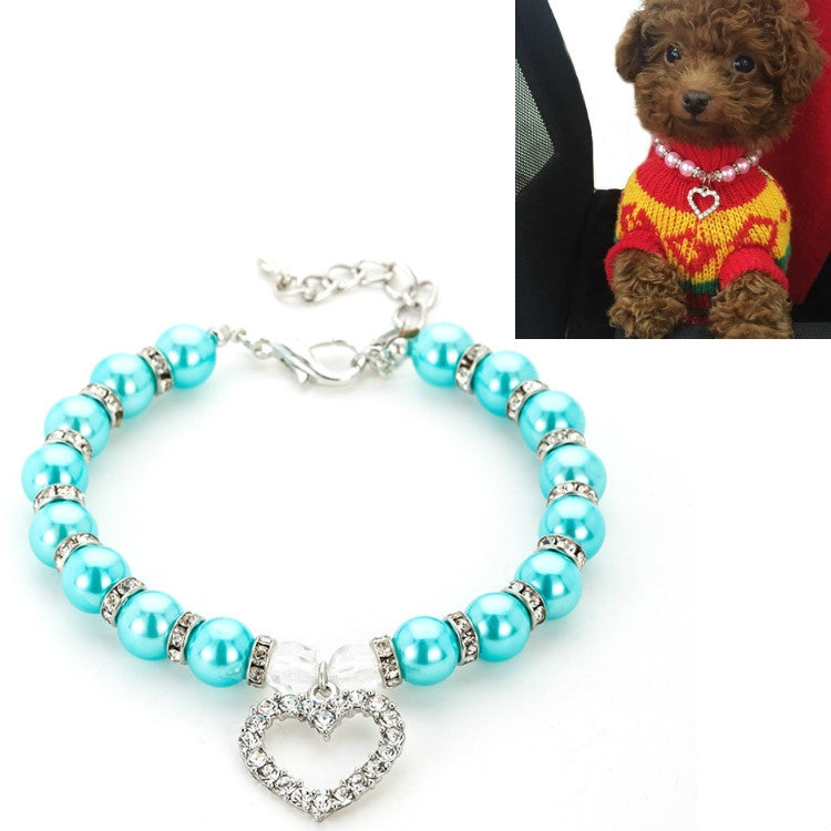Pet Supplies Pearl Necklace Pet Collars Cat and Dog Accessories, S, M, L - View 23
