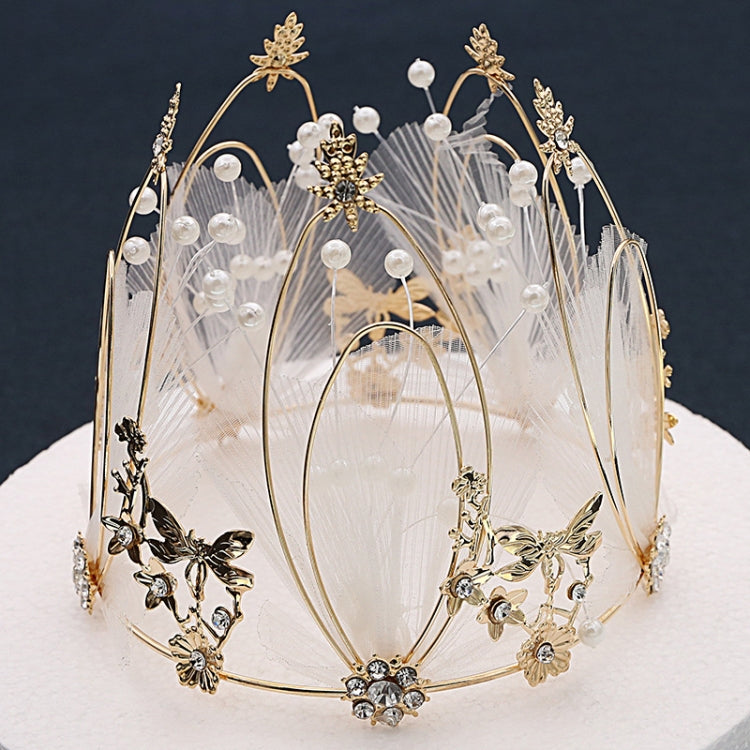 Fairy Dragonfly Fairy Cake Decoration Bridal Crown Baking Birthday Ornaments, Crown Cake Decoration - View 5