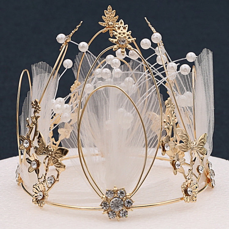 Fairy Dragonfly Fairy Cake Decoration Bridal Crown Baking Birthday Ornaments, Crown Cake Decoration - View 6