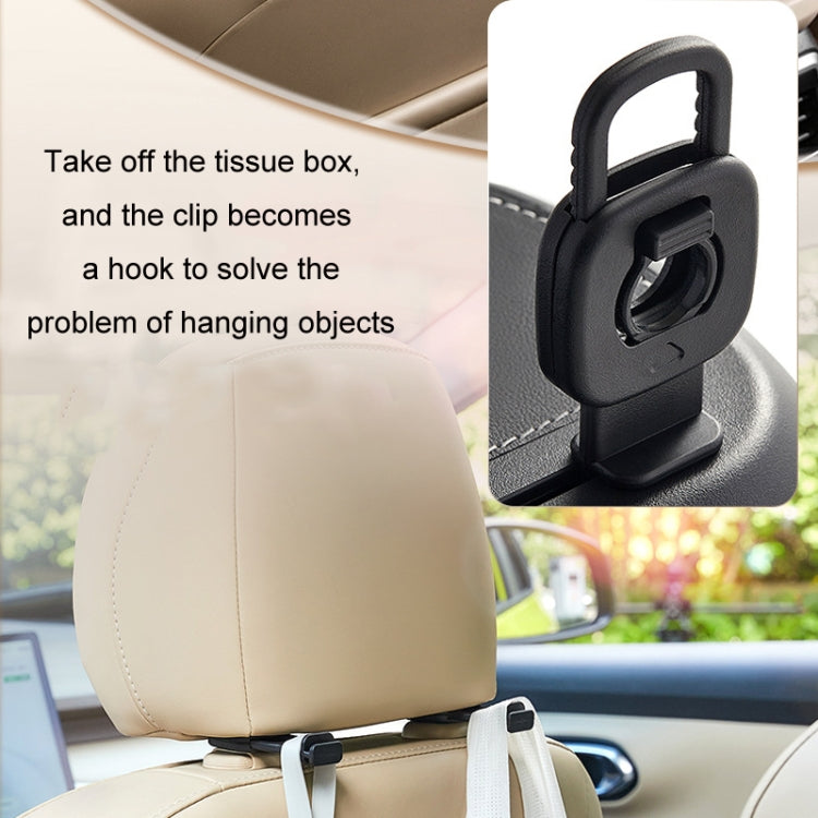 Car Sun Visor Hanging Sunroof Seat Back Tissue Box, Leather Black, Leather Beige, Leather Brown, Leather Red - View 16