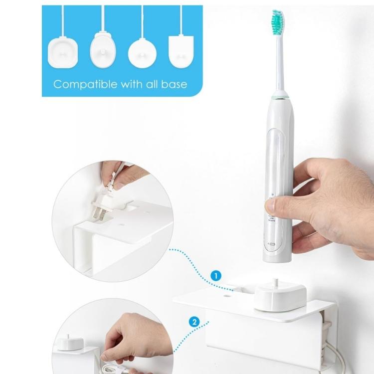 Acrylic Wall-mounted Bathroom Electric Toothbrush Holder - View 5