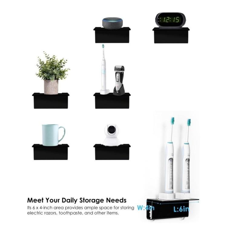 Acrylic Wall-mounted Bathroom Electric Toothbrush Holder - View 7