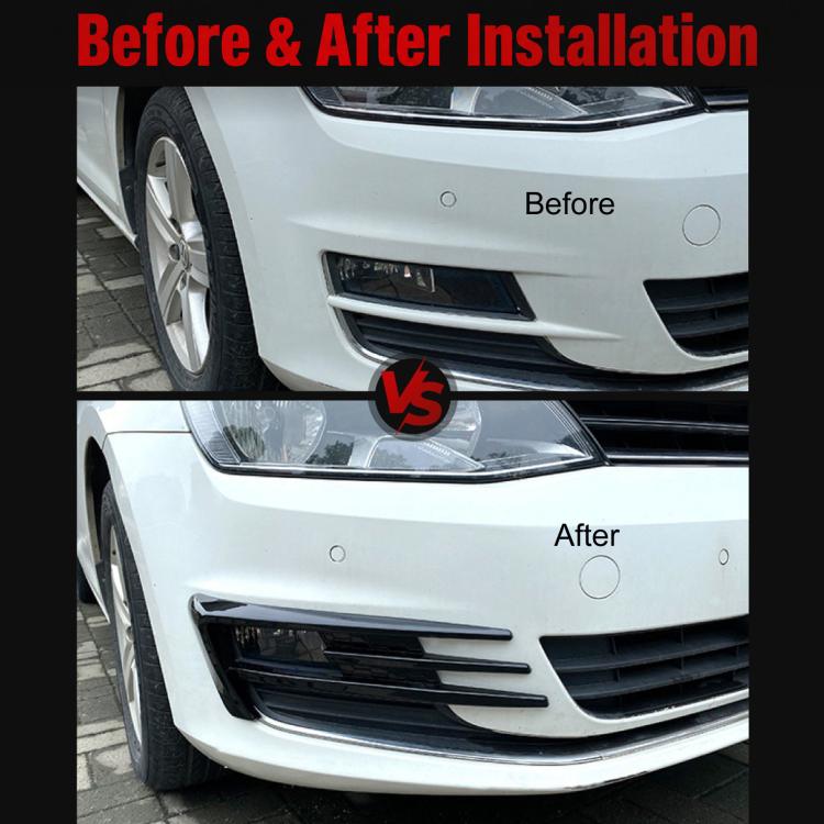 For Volkswagen Golf 7 2013-2016 Fog Light Air Knife Modification Parts - View 6