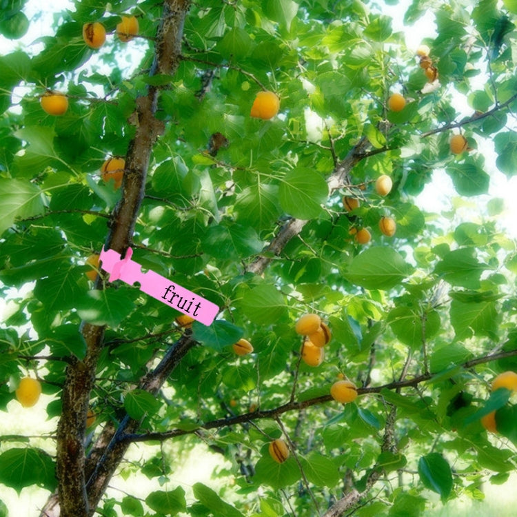100 PCS Gardening Plant Sapling Seed Hanging Tree Label, Plant Label 5 White, Plant Label 5 Pink, Plant Label - View 4