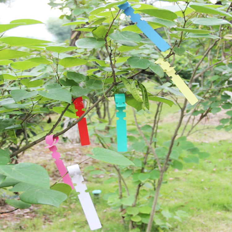 100 PCS Gardening Plant Sapling Seed Hanging Tree Label, Plant Label 5 White, Plant Label 5 Pink, Plant Label - View 6