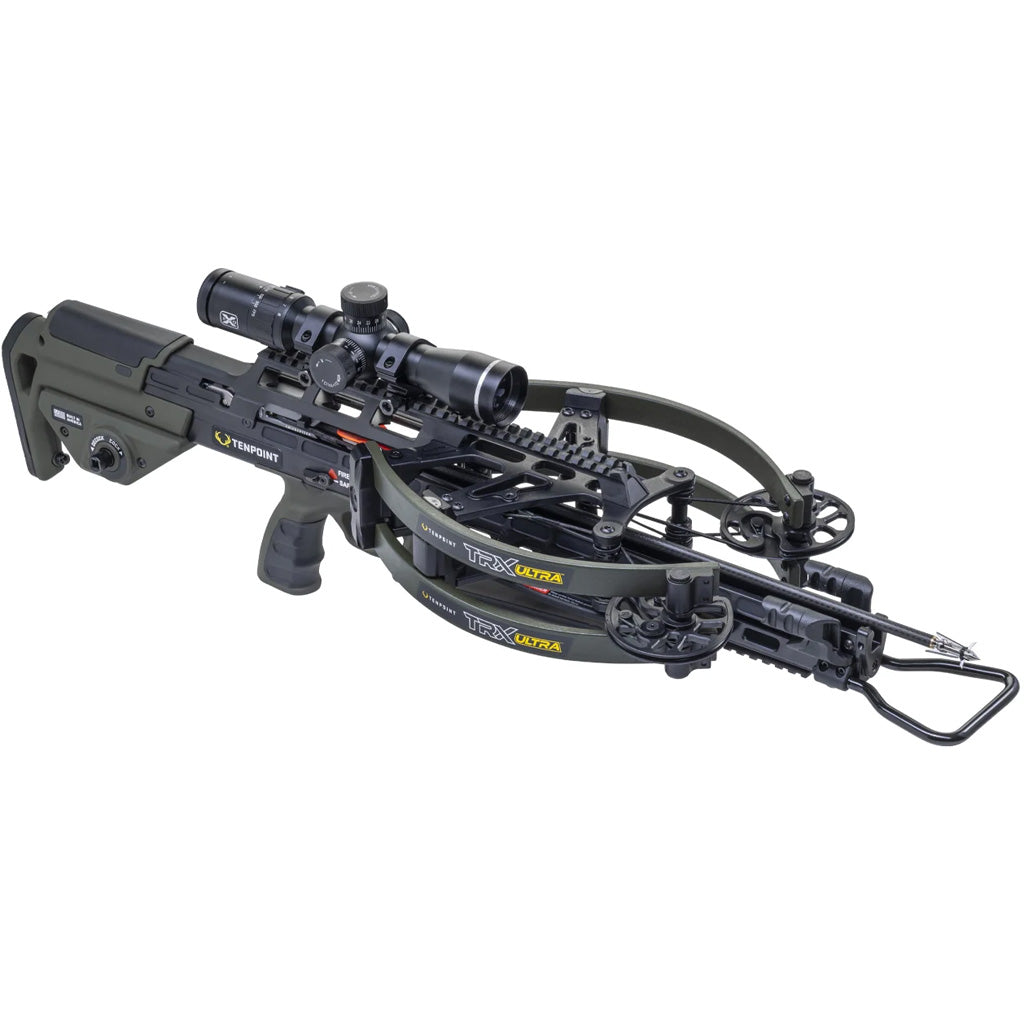 TenPoint TRX Ultra Crossbow Package in Green - Front View