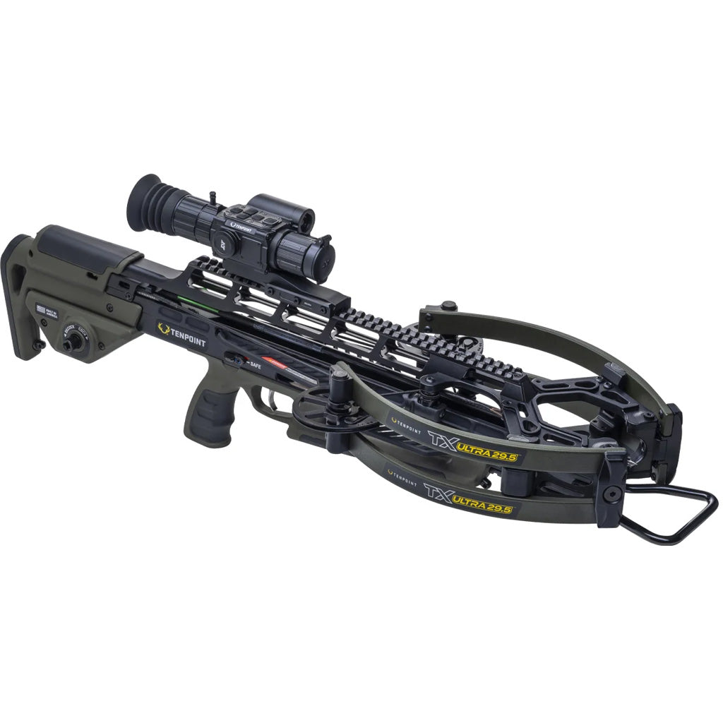 TenPoint TX Ultra 29.5 Vision Crossbow Package in Green - Front View