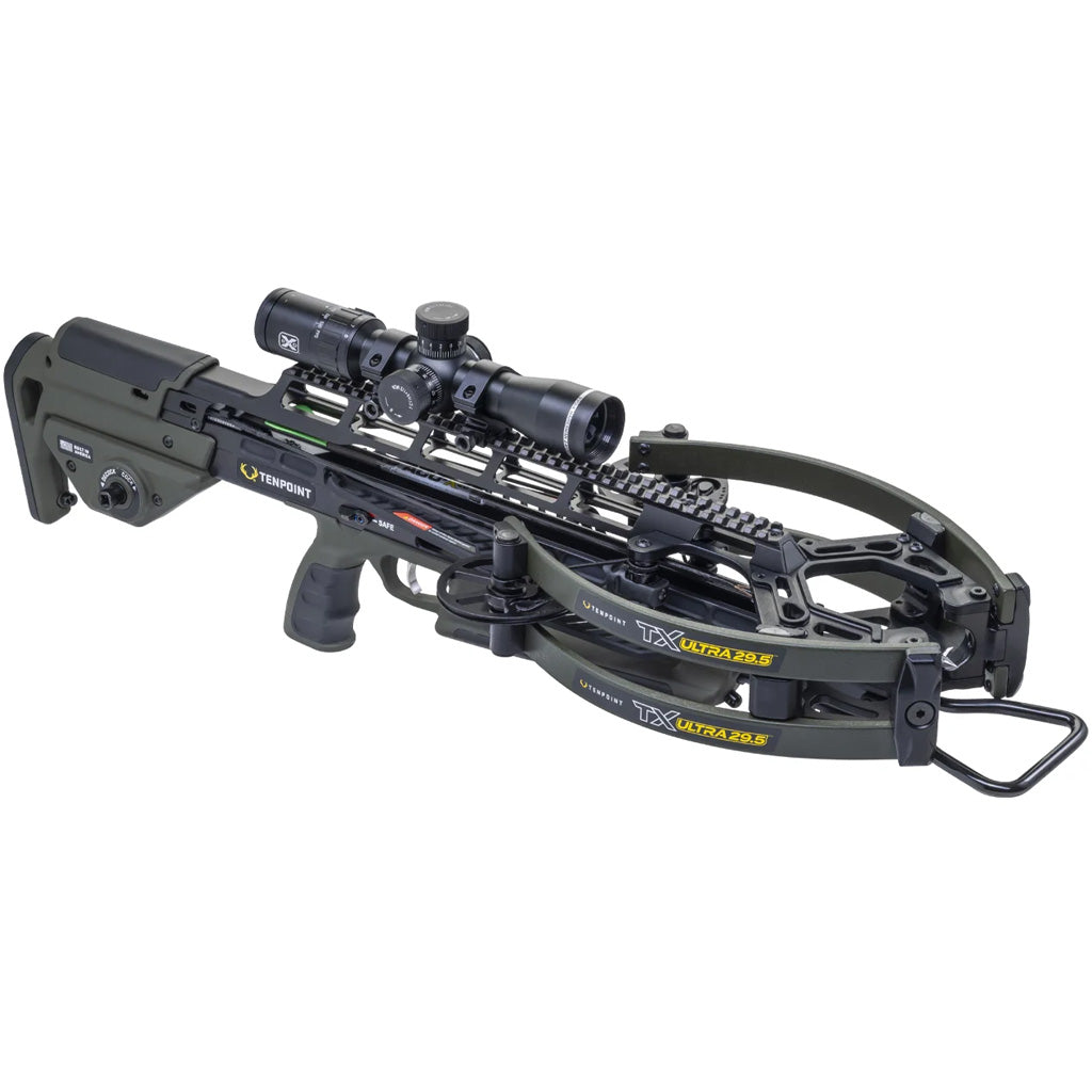 TenPoint TX Ultra 29.5 Crossbow Package in Green - Front View