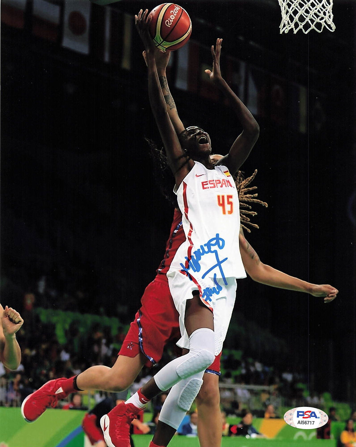 Astou Ndour signed 8x10 photo PSA/DNA Chicago Sky Autographed