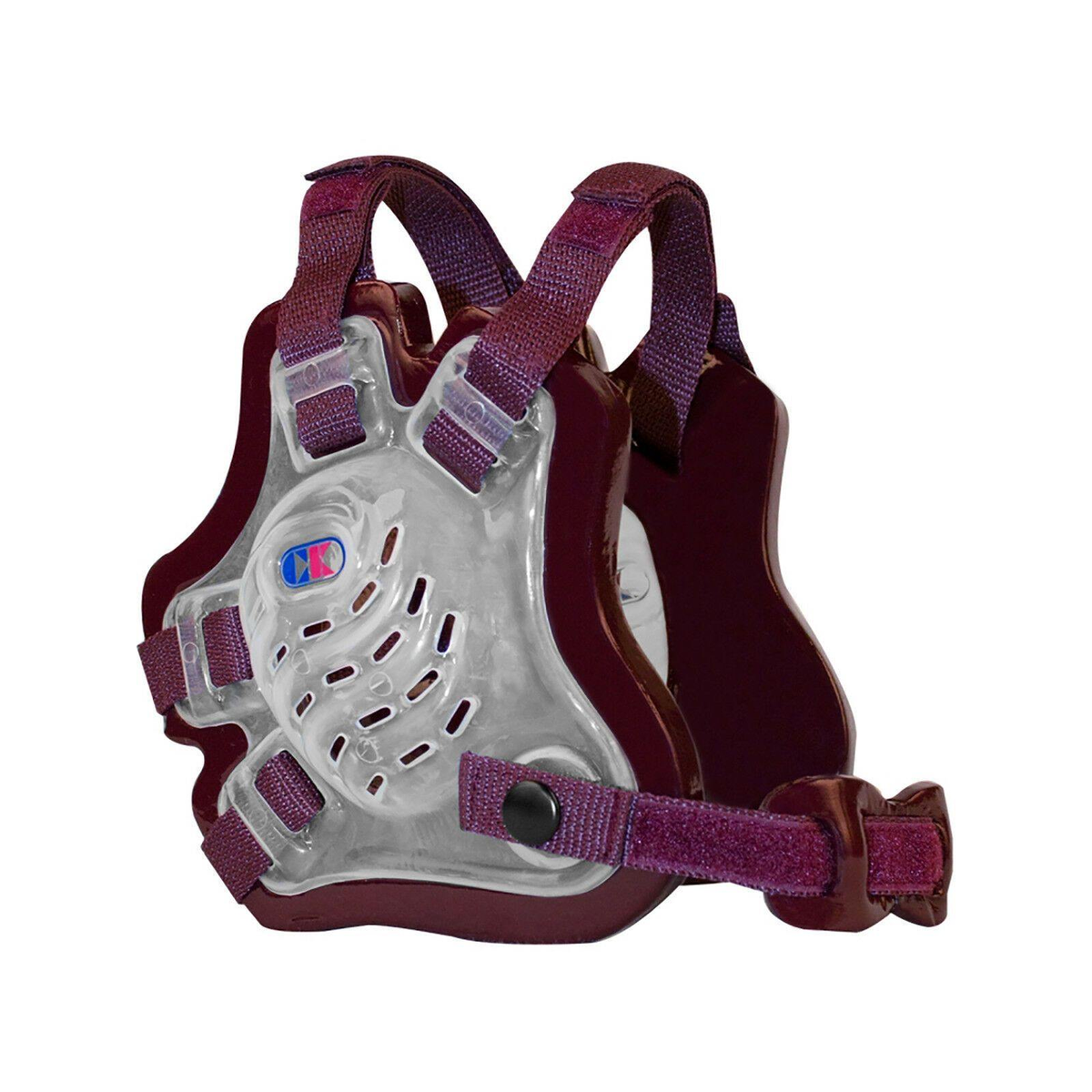 Cliff Keen F5 Tornado Wrestling Headgear in Translucent/Maroon/Maroon