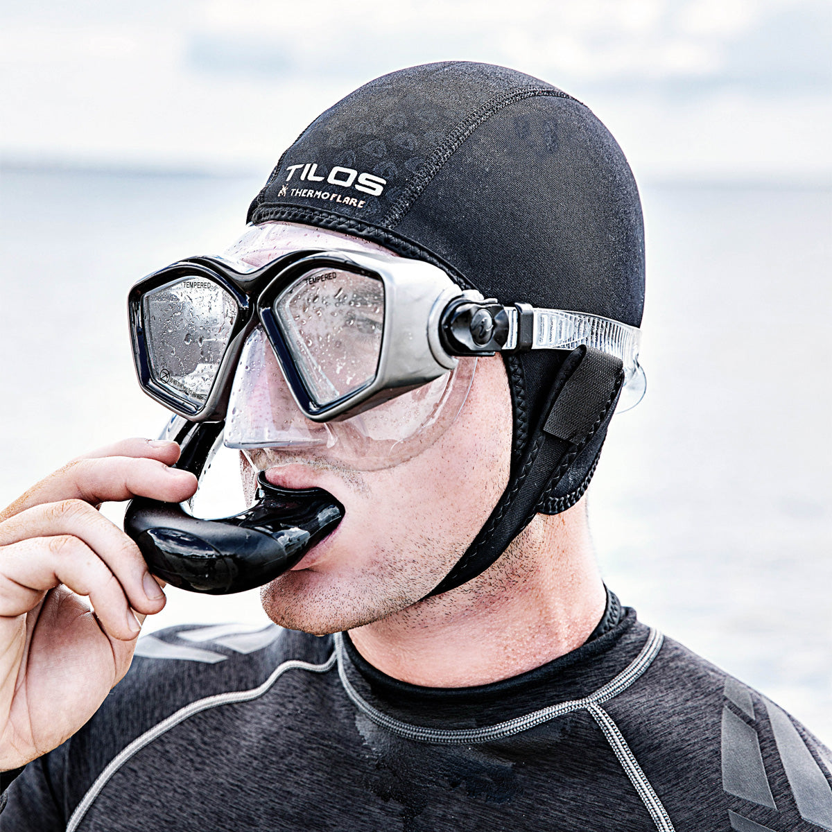 Tilos 1mm Thermoflare Chin Strap Beanie