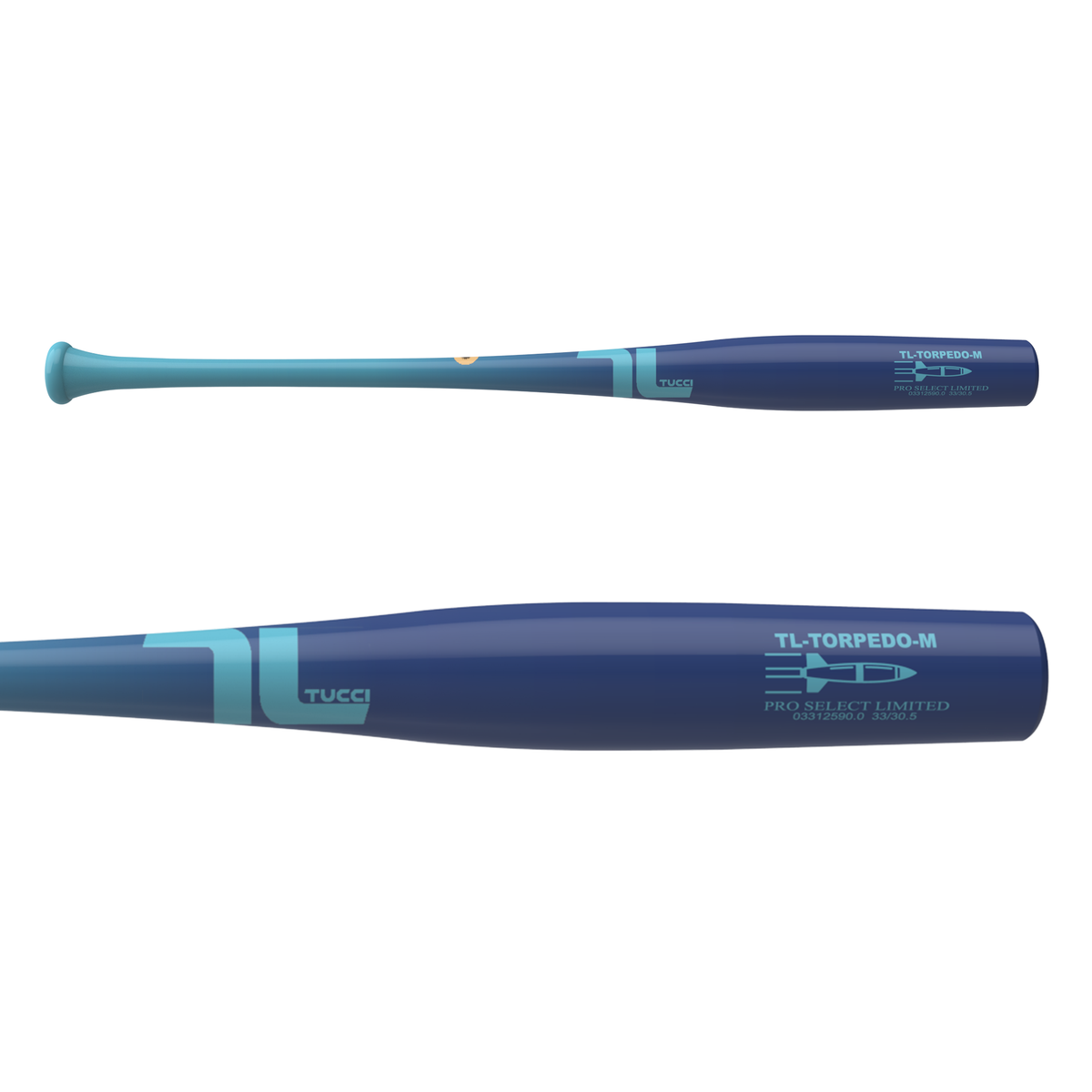 TUCCI TL-Torpedo Pro Select Limited Wood Bat - Subzero - view 2