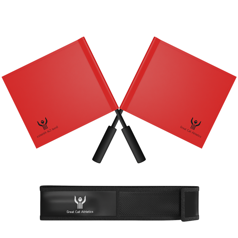 Great Call Athletics | Volleyball Pro Red Flag Set w/ Case