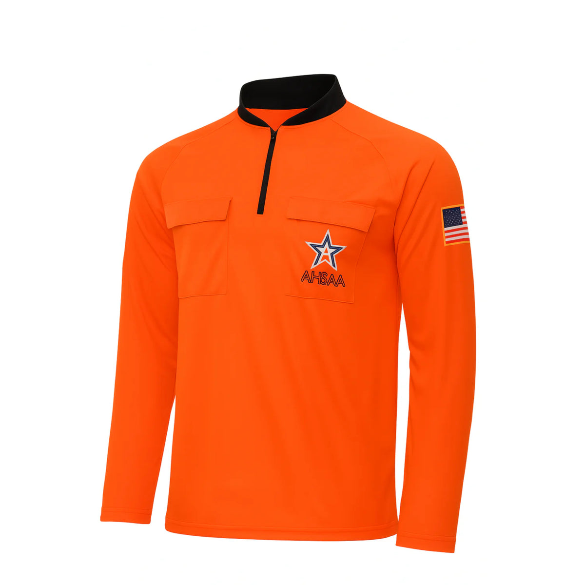 Smitty Alabama AHSAA Orange Soccer Referee Long Sleeve Shirt