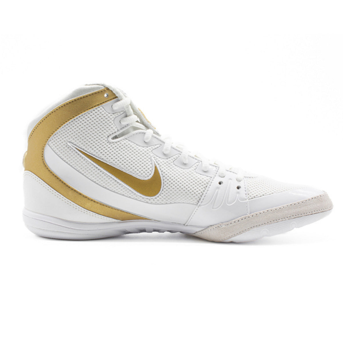Nike Freek White Metallic Gold-Cool Grey Men's Wrestling Shoes