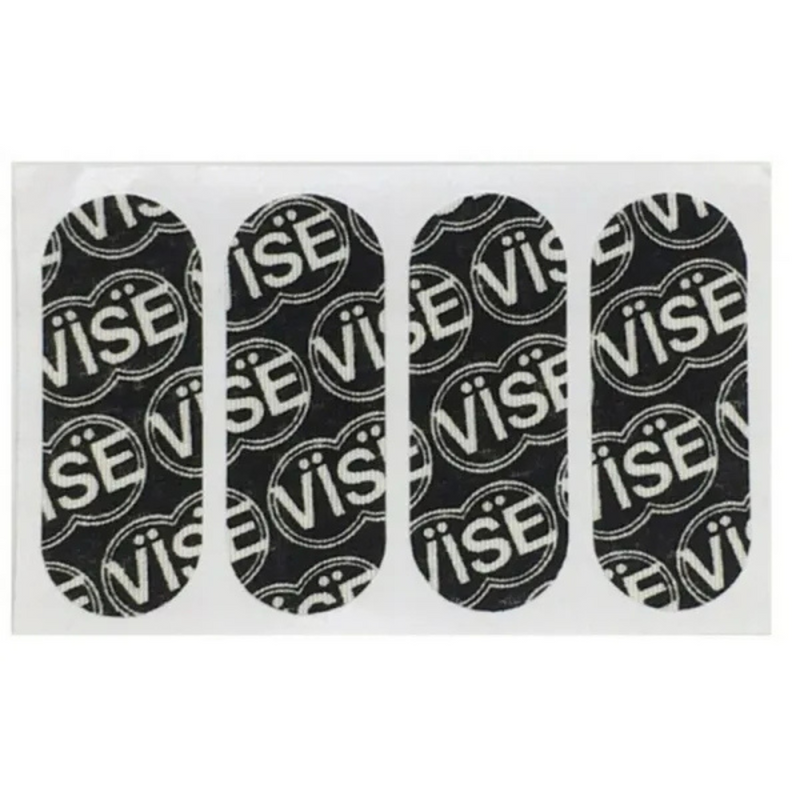 Vise Pre-Cut VISE Logo Tape Black 40 Pieces 1″