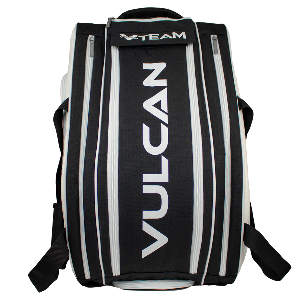 Vulcan Pickleball VTEAM Backpack | Black & White | Maximum Storage