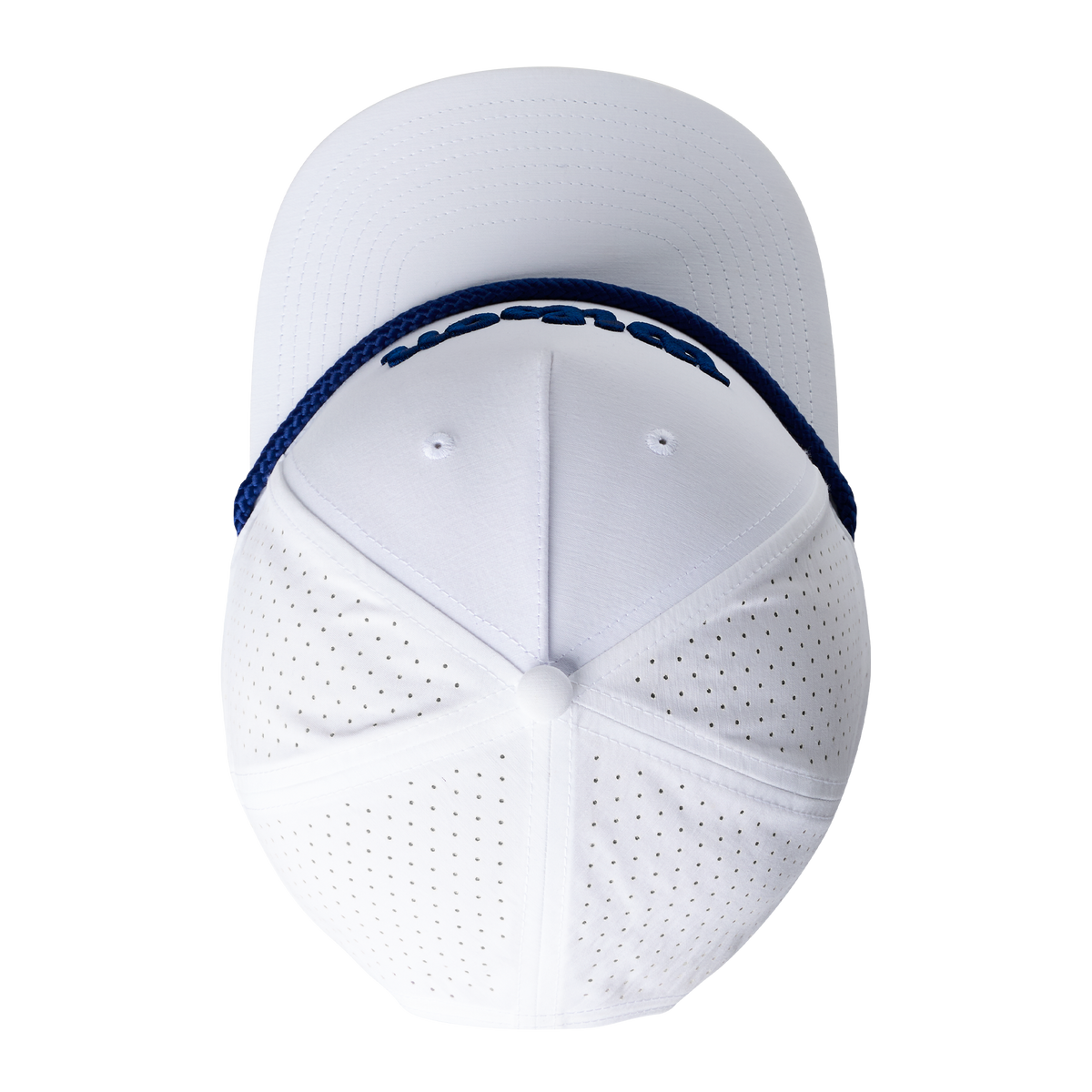 Wilson Golf Rope Snapback Hat, White/Classic Navy - alternate view 3